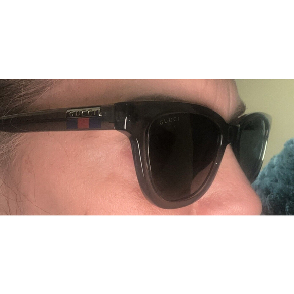 GUCCI GG1116S-003 SQUARE GREY Unisex Men’s Women’s Sunglasses - Picture 10 of 11